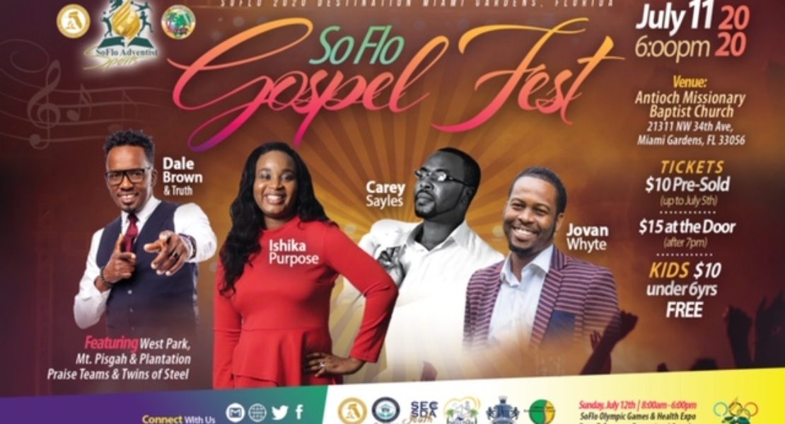 ADJUSTED – Gospel Fest & Olympic Games Weekend Handbill (Back)
